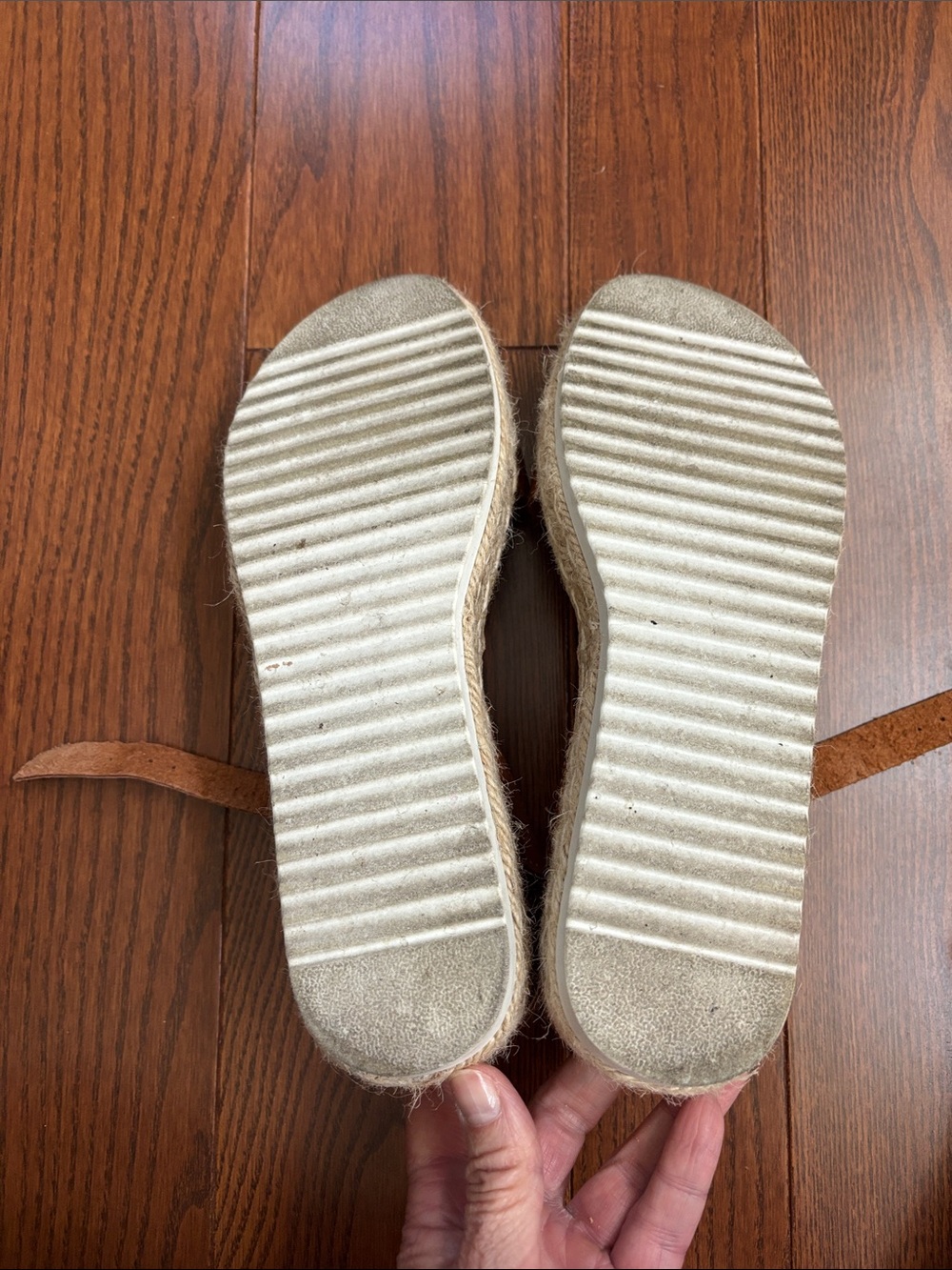 Espadrille Slingback Sandals - Tan Women’s Summer Shoes - Picture 4 of 7